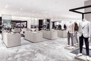 The Holt Renfrew Ogilvy Menswear section.