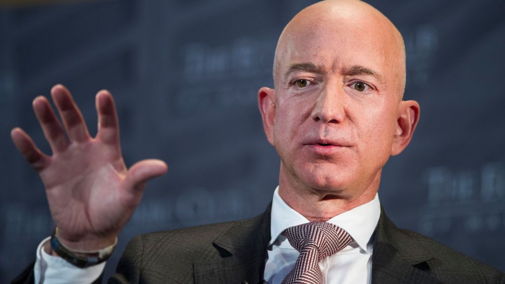 Jeff Bezos, Amazon founder and CEO, speaks at The Economic Club of Washington's Milestone Celebration in Washington, . Bezos said that he is giving $2 billion to start the Bezos Day One Fund which will open preschools in low-income neighborhoods and give money to nonprofits that helps homeless familiesJeff Bezos Charitable Fund, Washington, USA - 13 Sep 2018