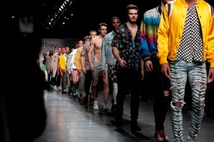 The Jeffery Fashion Cares 2019 runway.