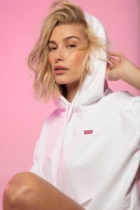 Hailey Bieber for Levi's.