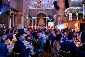 The scene at the LGBT Center Dinner.