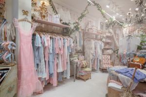 LoveShackFancy's new store at 390 Bleecker Street is unabashedly feminine and romantic.
