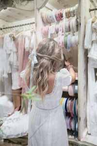 LoveShackFancy's new store at 390 Bleecker Street is unabashedly feminine and romantic.