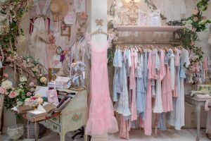 LoveShackFancy's new store at 390 Bleecker Street is unabashedly feminine and romantic.