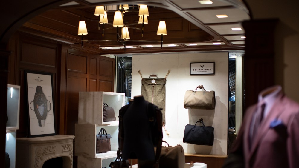 The Bennett Winch shop at Turnbull & Asser.
