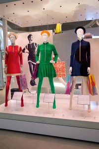 The Mary Quant exhibit at the Victoria and Albert Museum.