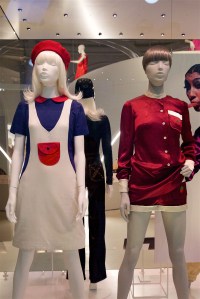 The Mary Quant exhibit at the Victoria and Albert Museum.