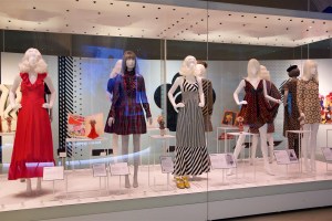The Mary Quant exhibit at the Victoria and Albert Museum.