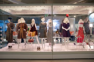 The Mary Quant exhibit at the Victoria and Albert Museum.