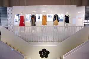 The Mary Quant exhibit at the Victoria and Albert Museum.