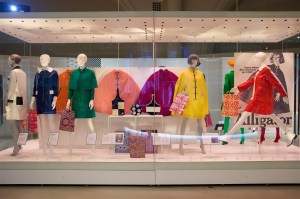 The Mary Quant exhibit at the Victoria and Albert Museum.