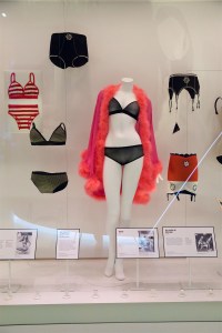 The Mary Quant exhibit at the Victoria and Albert Museum.