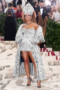 RihannaThe Metropolitan Museum of Art's Costume Institute Benefit celebrating the opening of Heavenly Bodies: Fashion and the Catholic Imagination, Arrivals, New York, USA - 07 May 2018WEARING MAISON MARGIELA