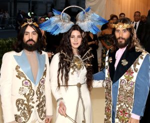 Alessandro Michele, Lana Del Rey and Jared LetoThe Metropolitan Museum of Art's Costume Institute Benefit celebrating the opening of Heavenly Bodies: Fashion and the Catholic Imagination, Arrivals, New York, USA - 07 May 2018