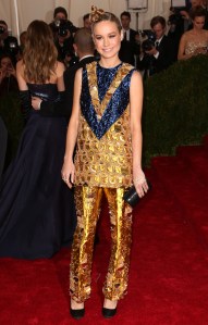Brie Larson
Costume Institute Gala Benefit celebrating Charles James: Beyond Fashion, Metropolitan Museum of Art, New York, America - 05 May 2014
WEARING  PRADA