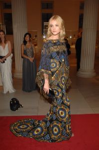 Model Jessica Stam attends the Metropolitan Museum of Art's annual Costume Institute gala in New York City. Stam wears Dior Haute Couture by John Galliano with Lorraine Schwartz jewelry.
Met Costume Institute Gala Inside, New York