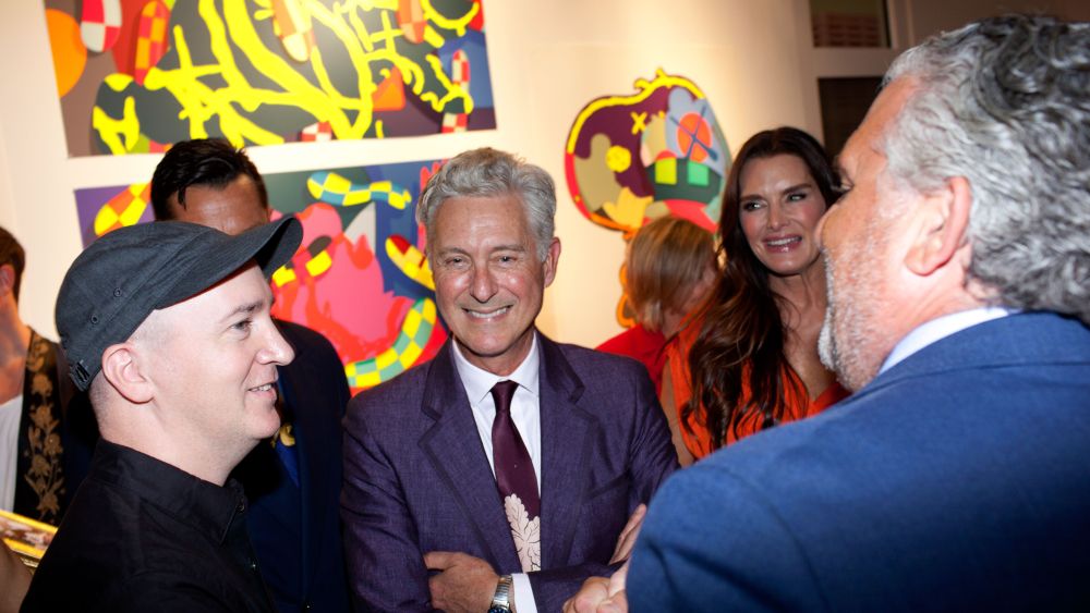 Brian Donnelly aka KAWS, David Kratz, Brooke ShieldsAcademy of Arts Tribeca Ball 2019, New York, USA - 08 Apr 2019