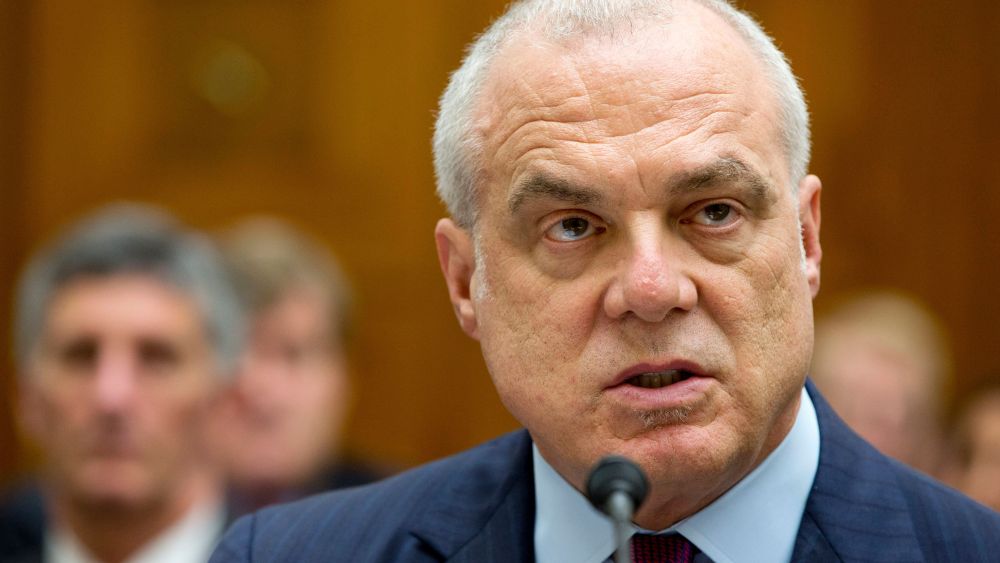 Mark Bertolini Aetna CEO Mark Bertolini testifies on Capitol Hill in Washington, before the House Judiciary Committee hearing: "Healthy Competition? An Examination of the Proposed Health Insurance Mergers and the Consequent Impact on CompetitionHealth Insurance Merger, Washington, USA