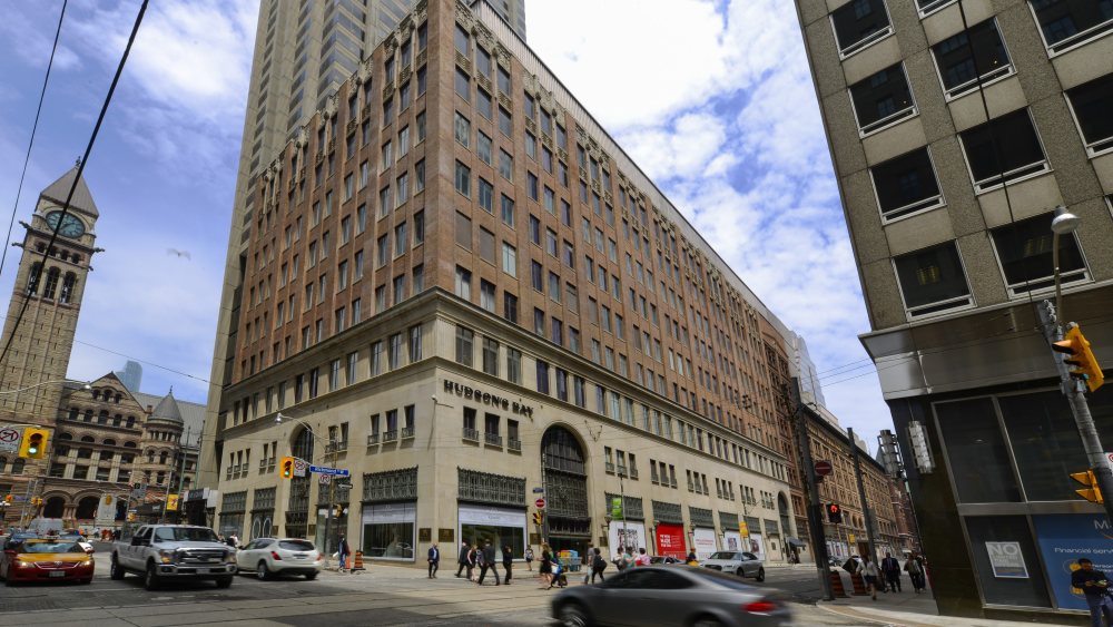 A View of the Hudson's Bay Company Head Office and Main Store in Toronto Canada 15 June 2015 Hudson's Bay Announced on 15 June That It Has Deal to Buy the Kaufhof Chain of Department Stores in Germany Canada TorontoCanada Hudsons Bay Company - Jun 2015