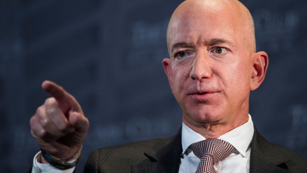 Jeff Bezos, Amazon founder and CEO, speaks at The Economic Club of Washington's Milestone Celebration in Washington, . Bezos said Thursday that he is giving $2 billion to start the Bezos Day One Fund which will open preschools in low-income neighborhoods and give money to nonprofits that helps homeless familiesJeff Bezos Charitable Fund, Washington, USA - 13 Sep 2018