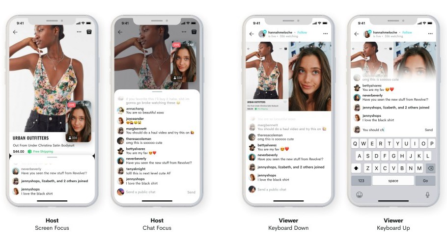 dote gen z mobile livestream shopping party