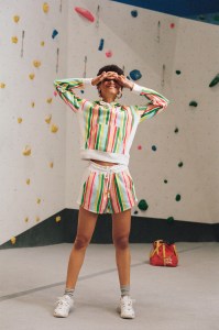 A look from Susan Alexandra's collaboration with Champion.