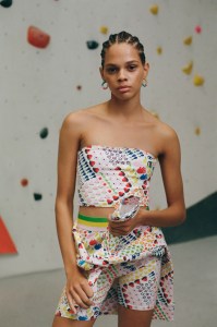 A look from Susan Alexandra's collaboration with Champion.