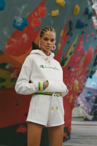 A look from Susan Alexandra's collaboration with Champion.