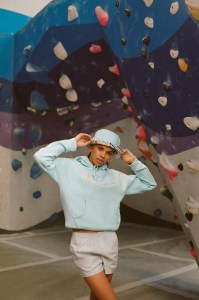 A look from Susan Alexandra's collaboration with Champion.
