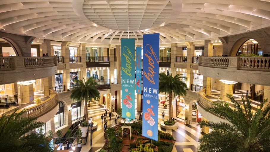 Inside the Bellavita luxury mall