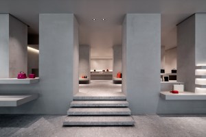 In keeping with its ongoing collaborative efforts with renowned architects, luxury leather goods company Valextra teamed up with John Pawson, who reconfigured the company’s flagship in Milan. “This was an amazing opportunity to do something between a shop and a museum or gallery, without it being formal or pretentious,” said Pawson. The unit has been revamped to feature monochromatic concrete walls and ceilings, as well as displayers and altar-like tables to achieve “clarity,” and “a visual, spatial comfort,” he added. The store will keep the new design, which follows those of Martino Gamper, Kendo Kuma and Snarkitecture, among other architects, for two years. “I felt the need to bring the space back to Valextra’s core values, putting the product at the center and allowing the space to change every two or three months,” said Sara Ferrero, Valextra chief executive officer, adding the company plans to add temporary installations to enrich the space.