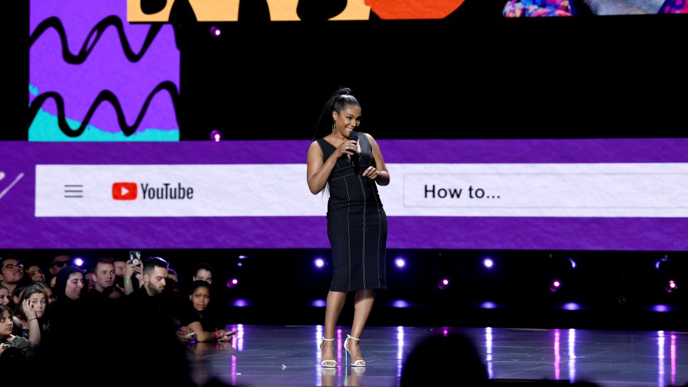 NEW YORK, NEW YORK - MAY 02: Tiffany Haddish performs onstage at YouTube Brandcast 2019 at Radio City Music Hall on May 02, 2019 in New York City. (Photo by Taylor Hill/FilmMagic for YouTube)