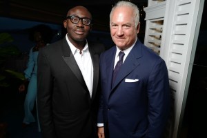 Edward Enninful and Charles Finch