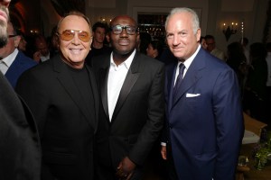 Michael Kors, Edward Enninful and Charles Finch