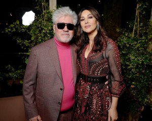 Pedro Almodovar and Monica Bellucci