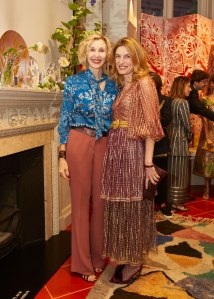 Allegra Hicks and Martina Mondadori at the Matchesfashion x Peter Pilotto Homeware Launch