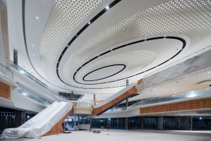 Ceilings are a focal point.