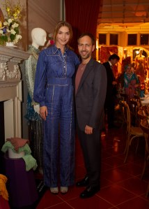 Arizona Muse and Peter Pilotto at the Matchesfashion x Peter Pilotto Homeware Launch
