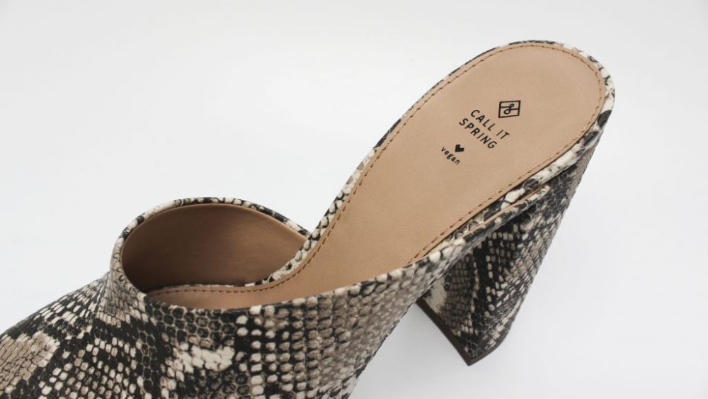 A snake-print mule from Call It Spring