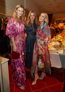 Candice Lake, Amanda Brooks and Alice Naylor-Leyland at the Matchesfashion x Peter Pilotto Homeware Launch