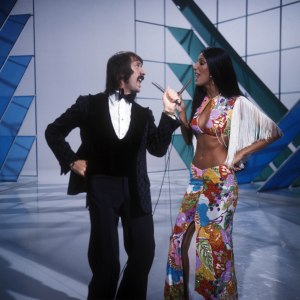 Editorial use only
Mandatory Credit: Photo by ITV/REX/Shutterstock (804510dg)
'The Glen Campbell Show'  - Sonny and Cher.
ITV ARCHIVE
