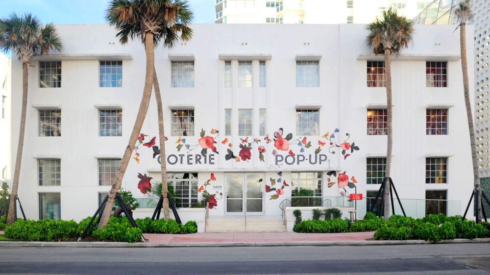 The Coterie pop-up in Miami.