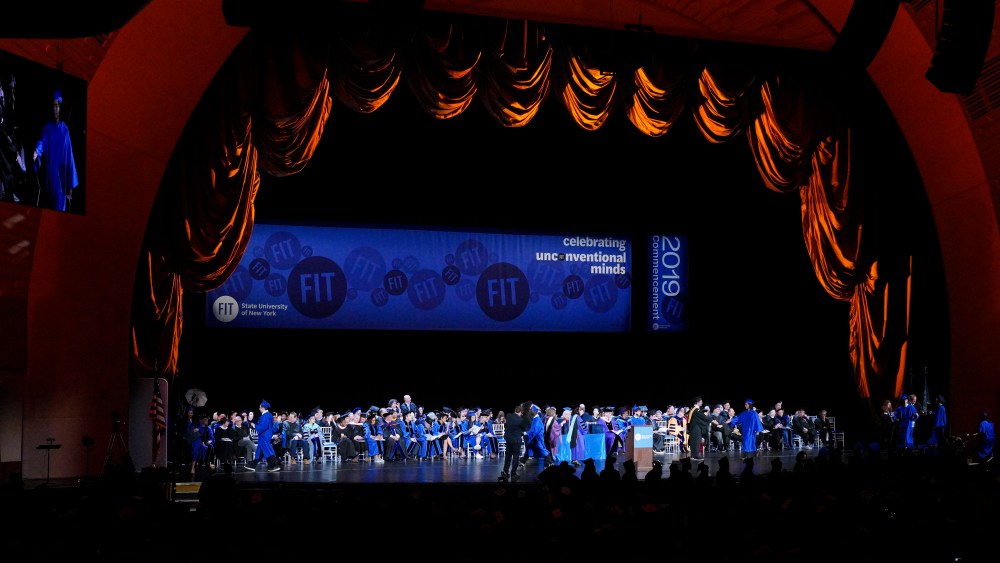 Fashion Institute Of Technology commencement 2019.