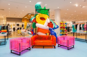 Department chain Peek and Cloppenburg is bringing premium brands to eastern Europe, the interior of a store this summer.