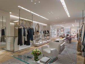 The interior of the Dior Flagship in Munich.