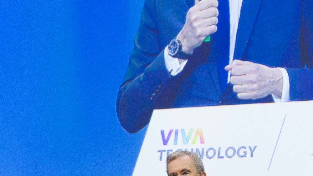Bernard Arnault at Viva Technology.