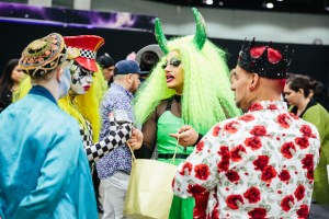 The scene at RuPaul's DragCon 2019.