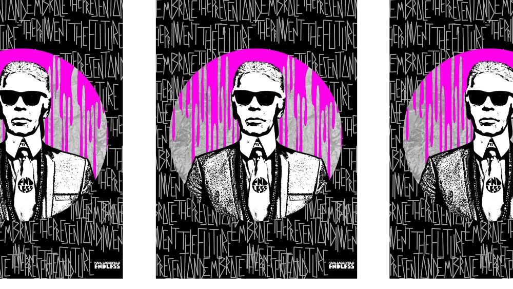Endless' portrait of Karl Lagerfeld