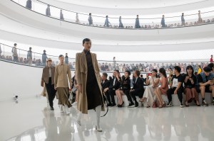 Looks from Fendi Fall 2019 in Shanghai.