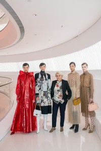 Looks from Fendi Fall 2019 in Shanghai.